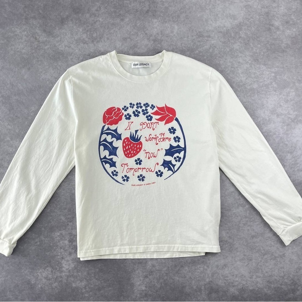 OUR LEGACY
GRAPHIC LONG SLEEVE TEE L Size